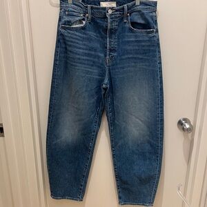 Mother the curbside ankle Blue Denim Jeans